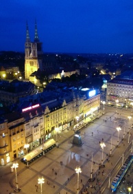 View from Zagreb Eye - Ban jelacic square